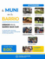La Municipalidad de Santa Lucía invita a todos los vecinos del Barrio Bajo Sur a participar de una nueva edición de “La Muni en Tu Barrio”